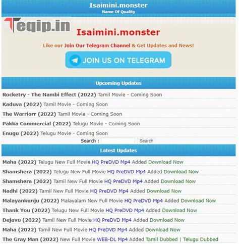 Tamilrockers isaimini 2022 New Tamil dubbed Movies Download。